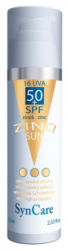 ZINCI SUN SPF 50+, UVA 16 - Objem: 75 ml