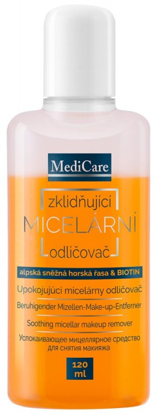 Ukľudňujúci micelárny odličovač