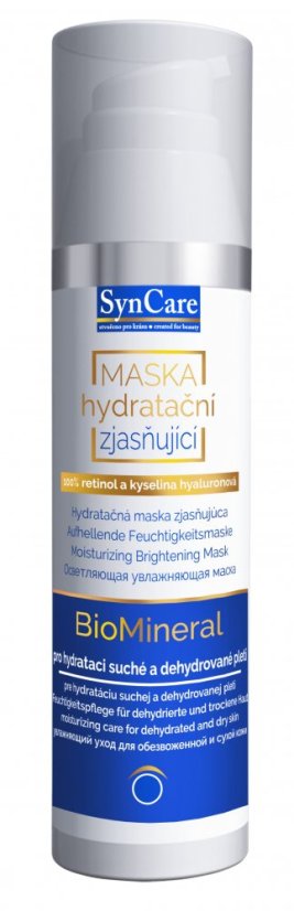 BioMineral hydratačná maska zjasňujúca