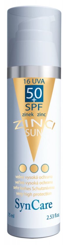 ZINCI SUN SPF 50+, UVA 16