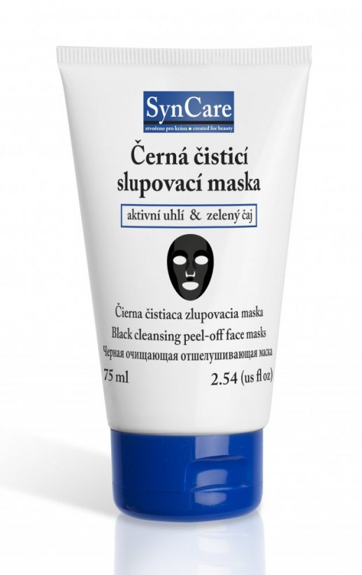 Čierna čistiaca zlupovacia maska - Objem: 75 ml