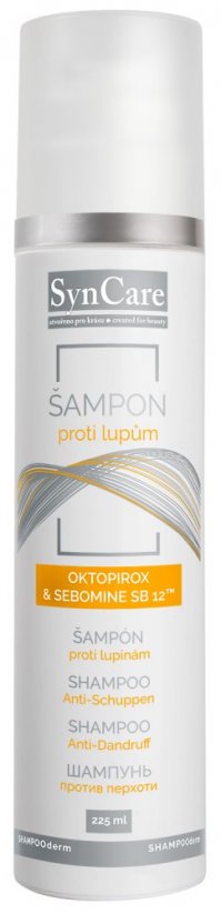 SHAMPOOderm Šampón proti lupinám - Objem: 225 ml